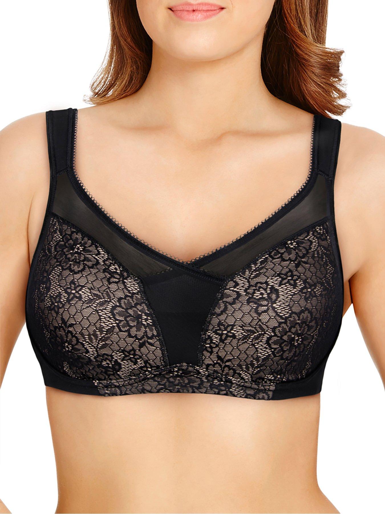 Berlei Women's Classic Total Support Cotton Non-Wired Bra, Black