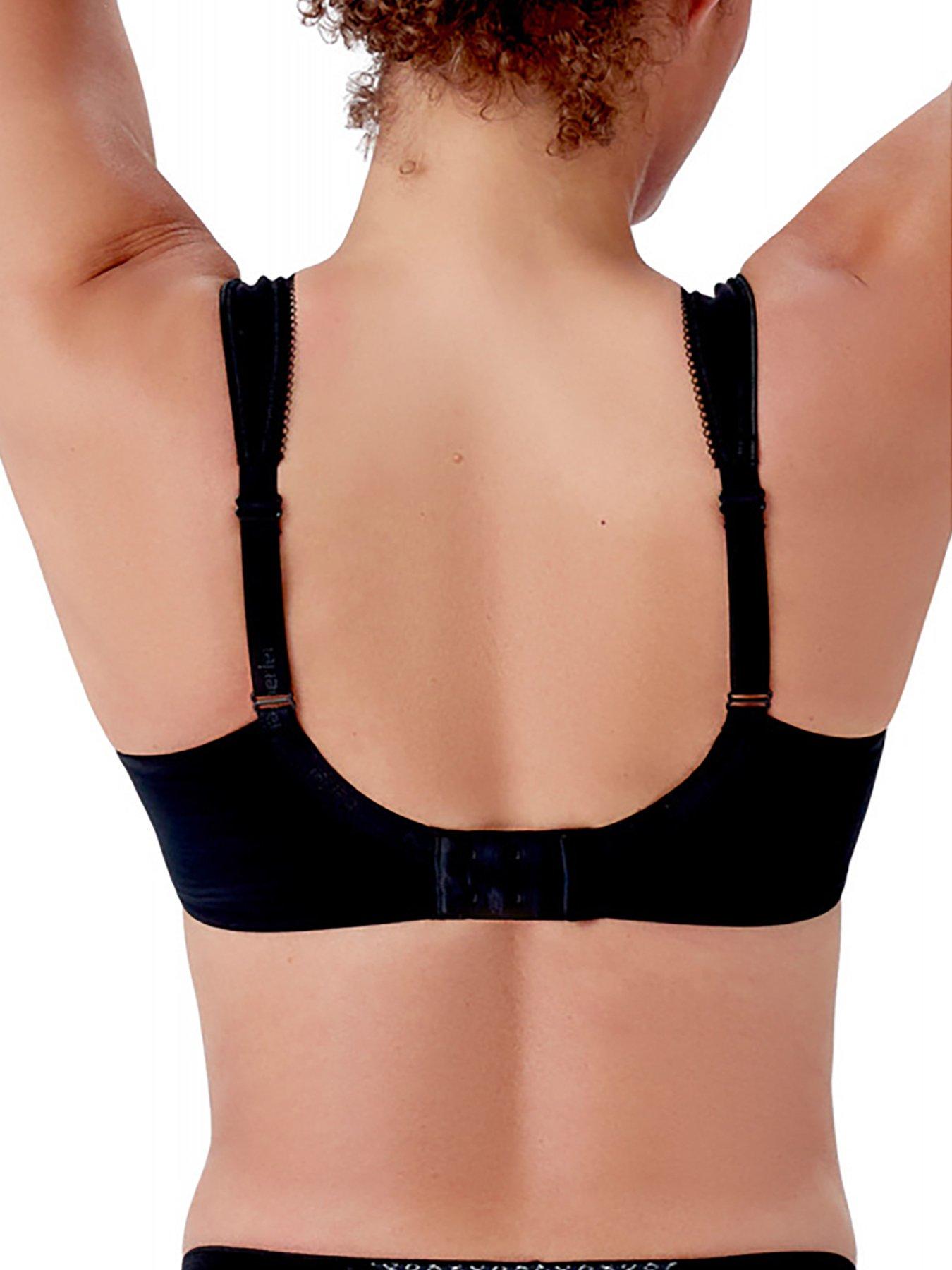 Smoothing Minimiser Bra - Black