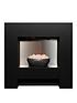  image of adam-fires-fireplaces-adam-cubist-electric-fireplace-suite-black