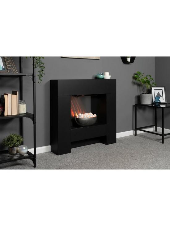 stillFront image of adam-fires-fireplaces-adam-cubist-electric-fireplace-suite-black