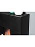  image of adam-fires-fireplaces-adam-cubist-electric-fireplace-suite-black