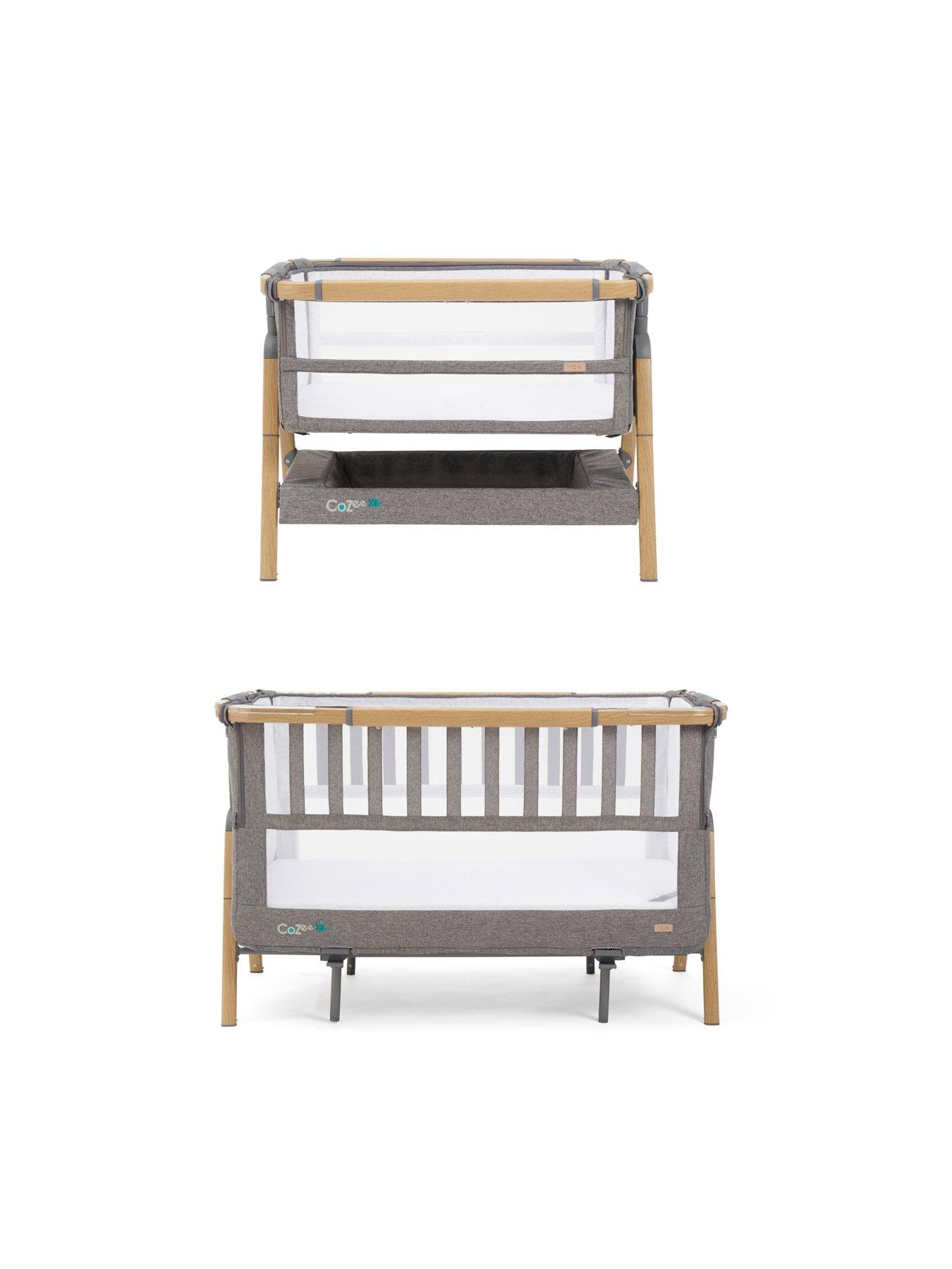 tutti-bambini-cozee-xl-bedside-crib-amp-cot-oak-charcoal