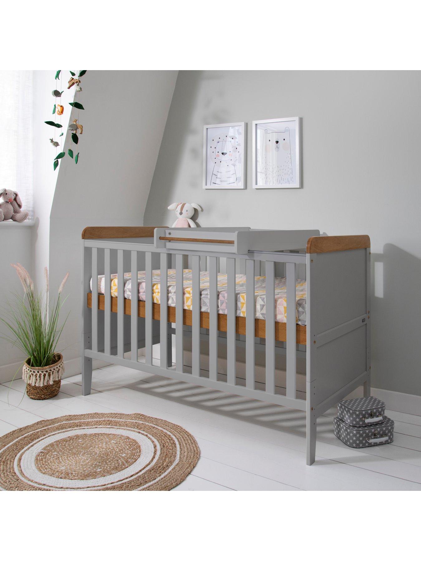 Tutti Bambini Rio Cot Bed with Cot Top Changer Mattress Dove