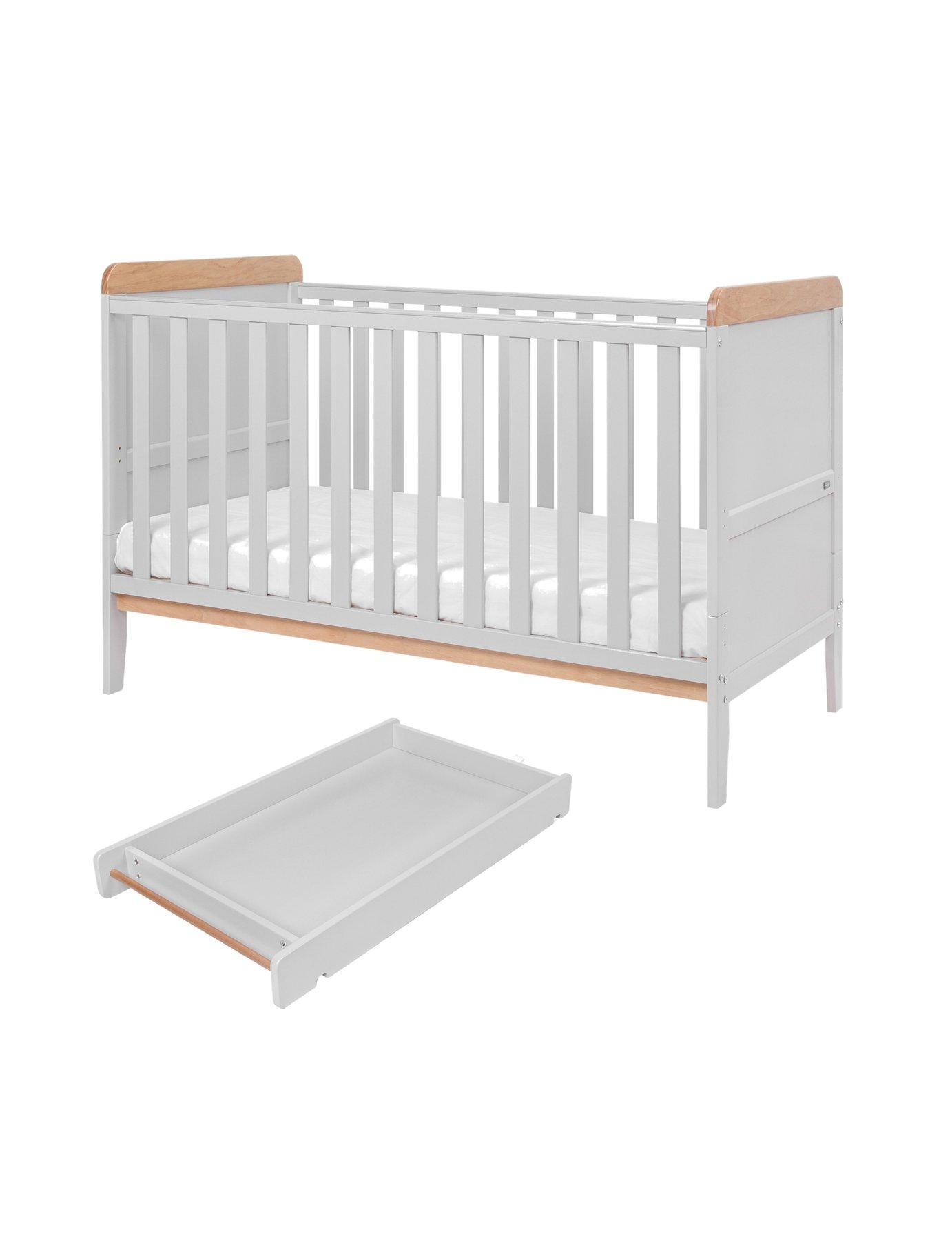 Cot top changer grey best sale