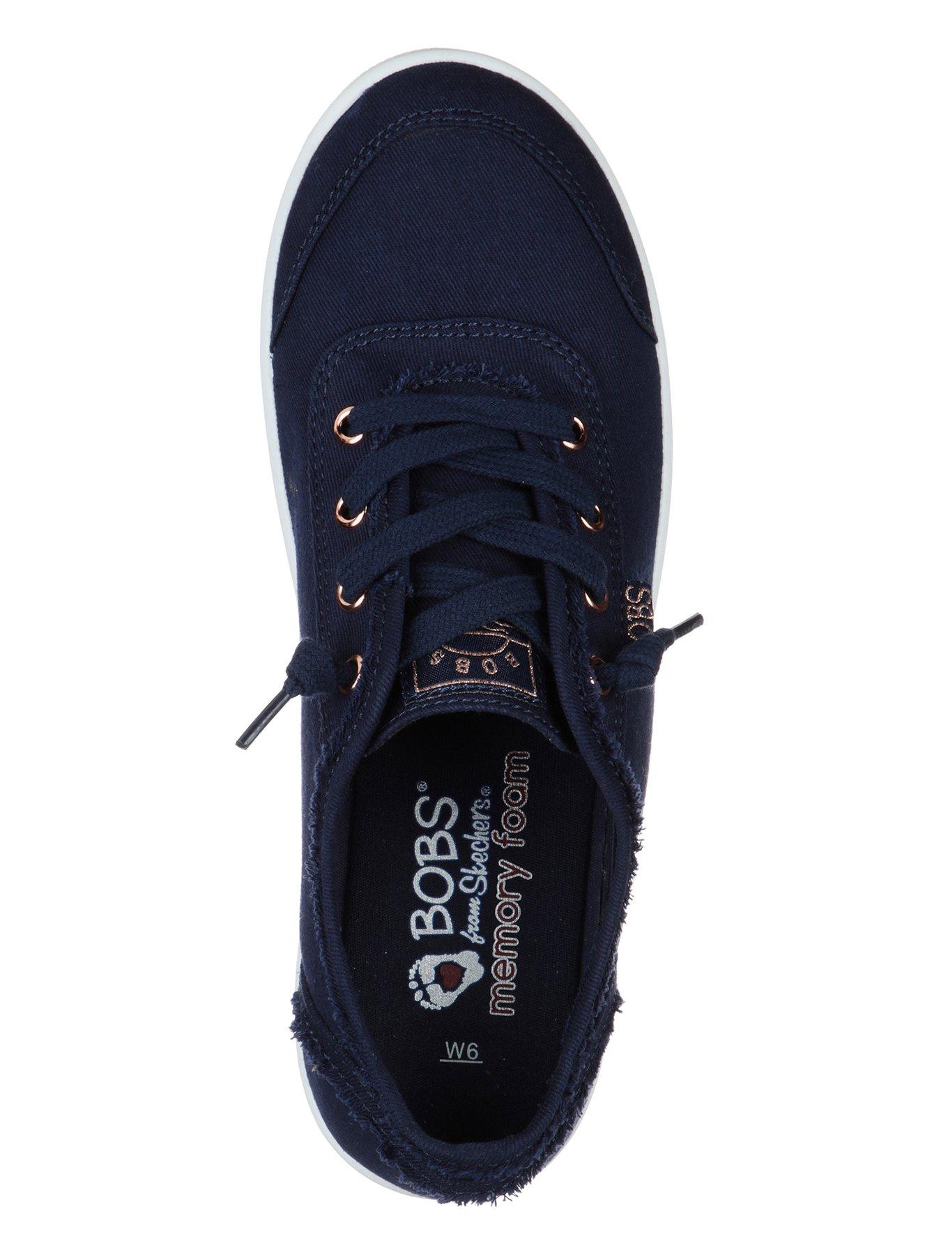 Bobs B Cute Plimsolls Navy