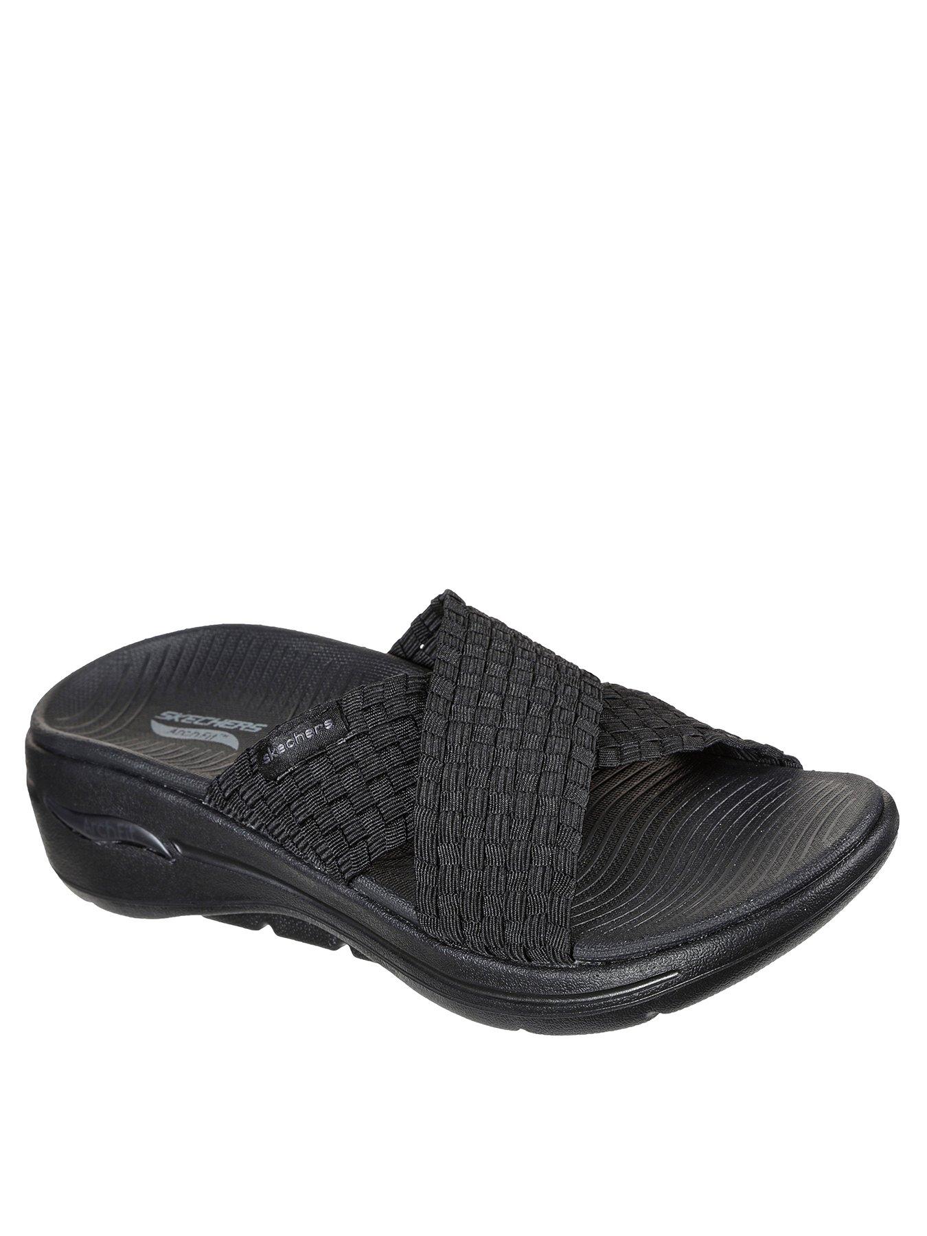 skechers memory foam sandals