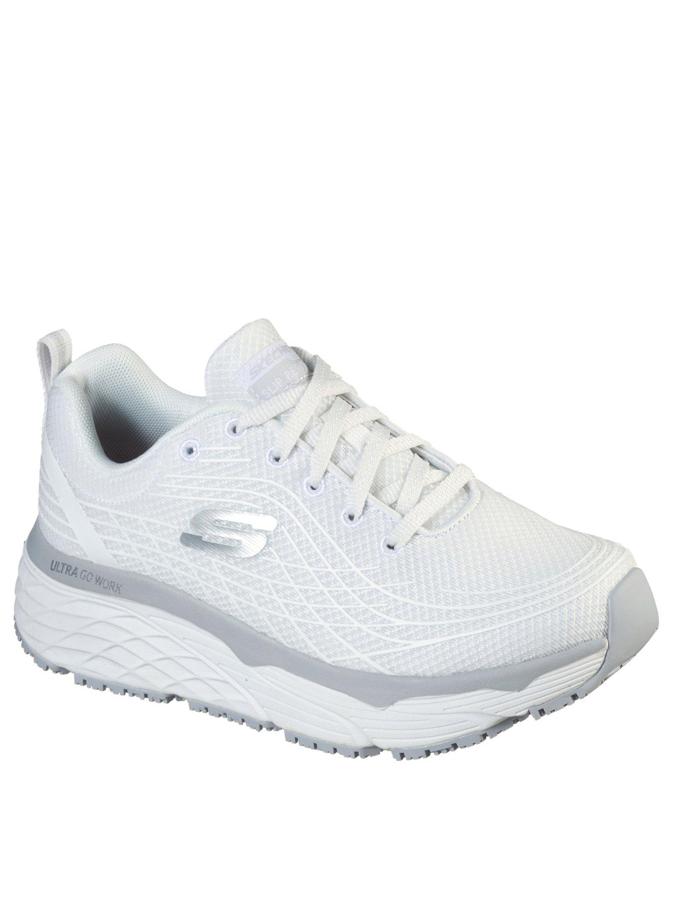 undefined Haptic Printed Workwear Slip Resistant Trainer - White