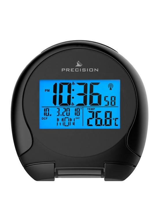 front image of precision-radio-controlled-global-travel-alarm-clock