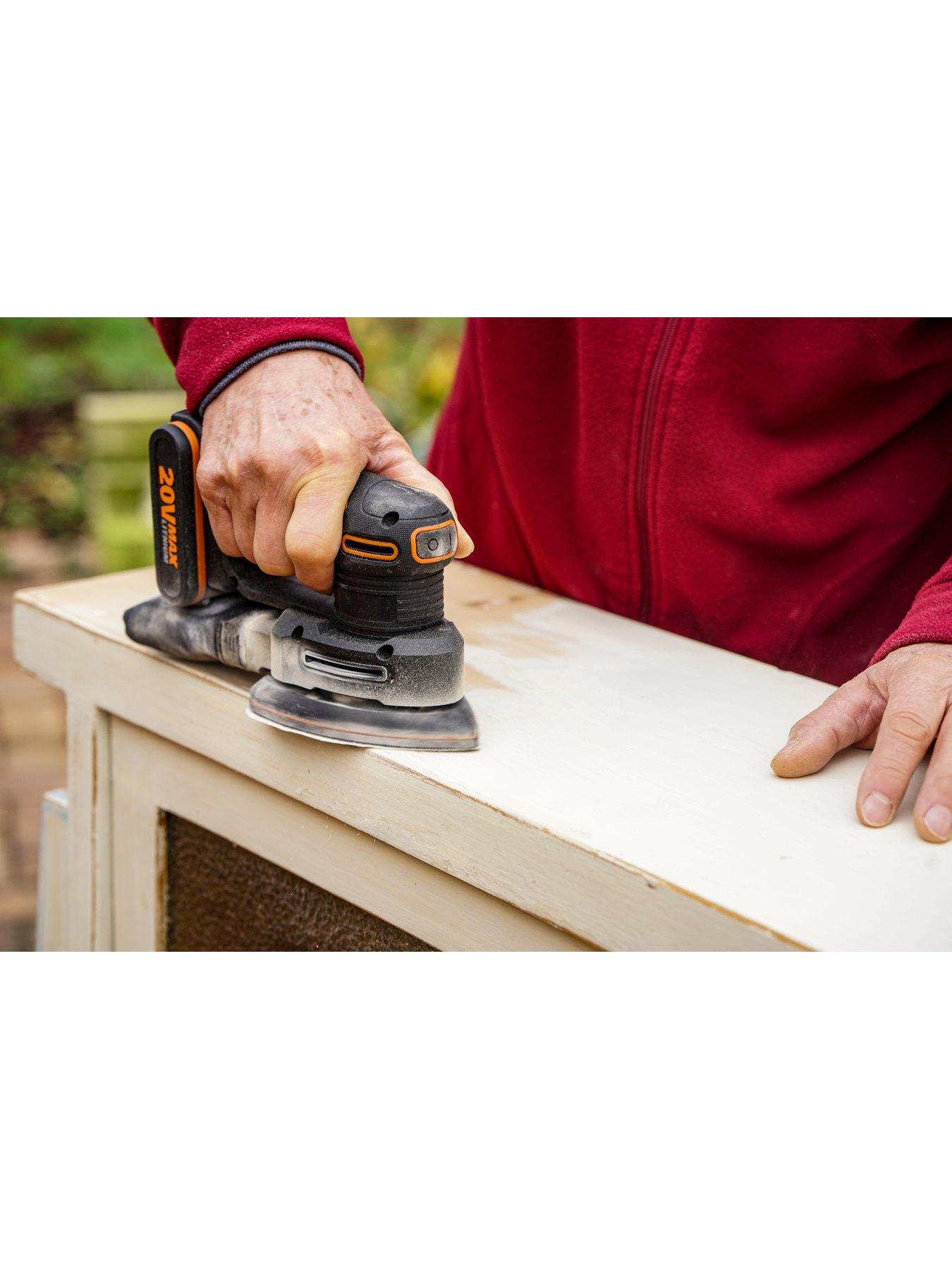 Image 6 of 7 of Worx 20V Cordless Detail Sander with x1 2.0Ah Battery &amp; Charger