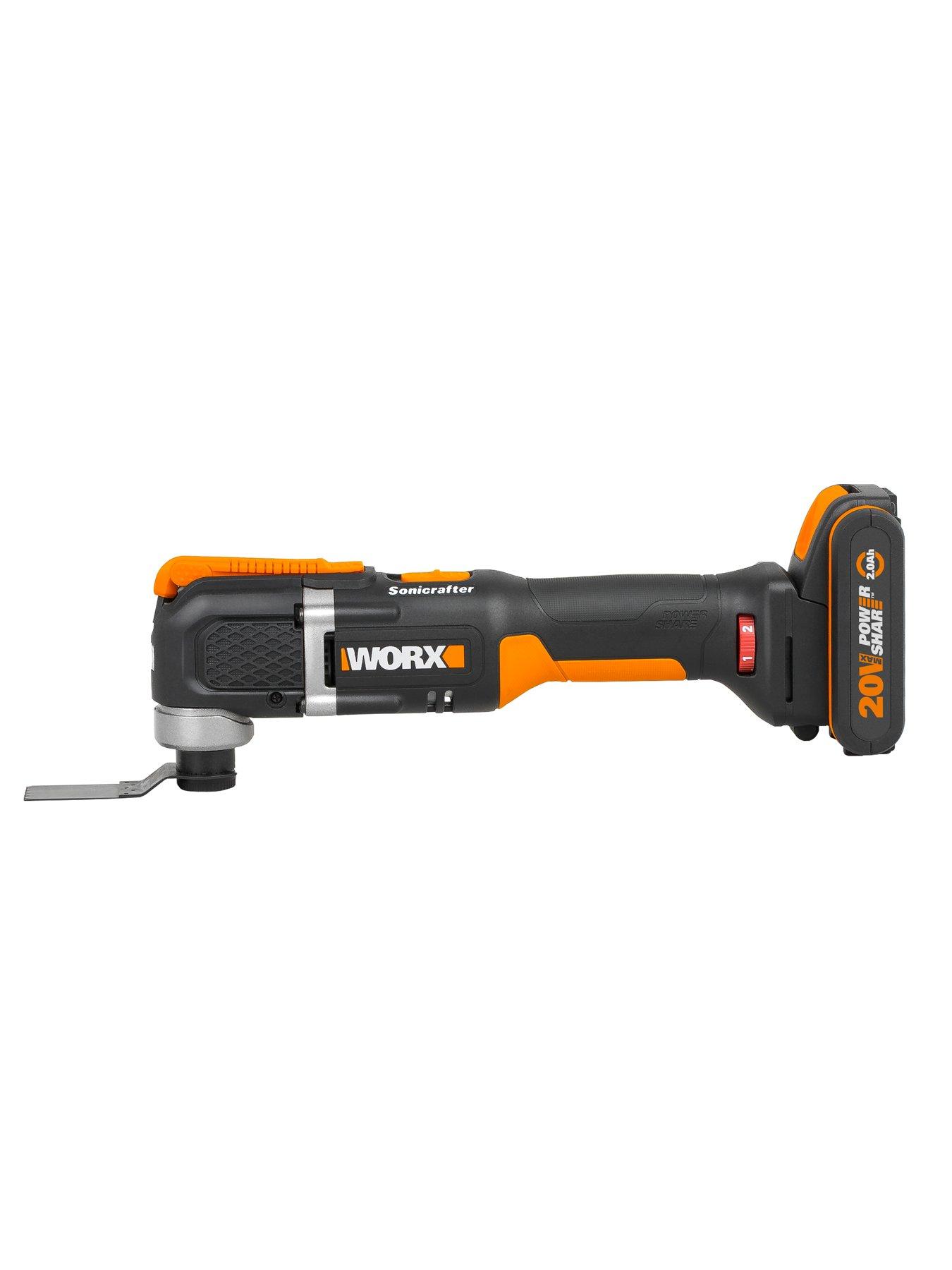 Image 3 of 4 of Worx 20V PowerShare Cordless Oscillating Multi Tool with x1 2.0Ah Battery &amp; Charger