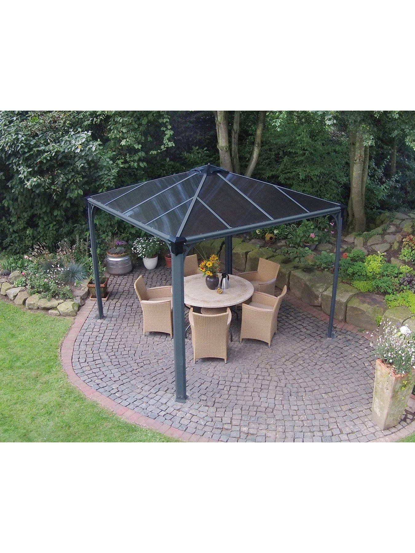 Image 2 of 6 of Canopia by Palram Palermo 3000 Garden Gazebo - 3 x 3m, Heavy Duty Aluminium Frame, Rust Resistant