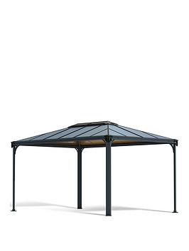 Product photograph of Canopia By Palram Martinique 4300 Garden Gazebo - 2 8 X 4 3m Heavy Duty Aluminium Frame from very.co.uk