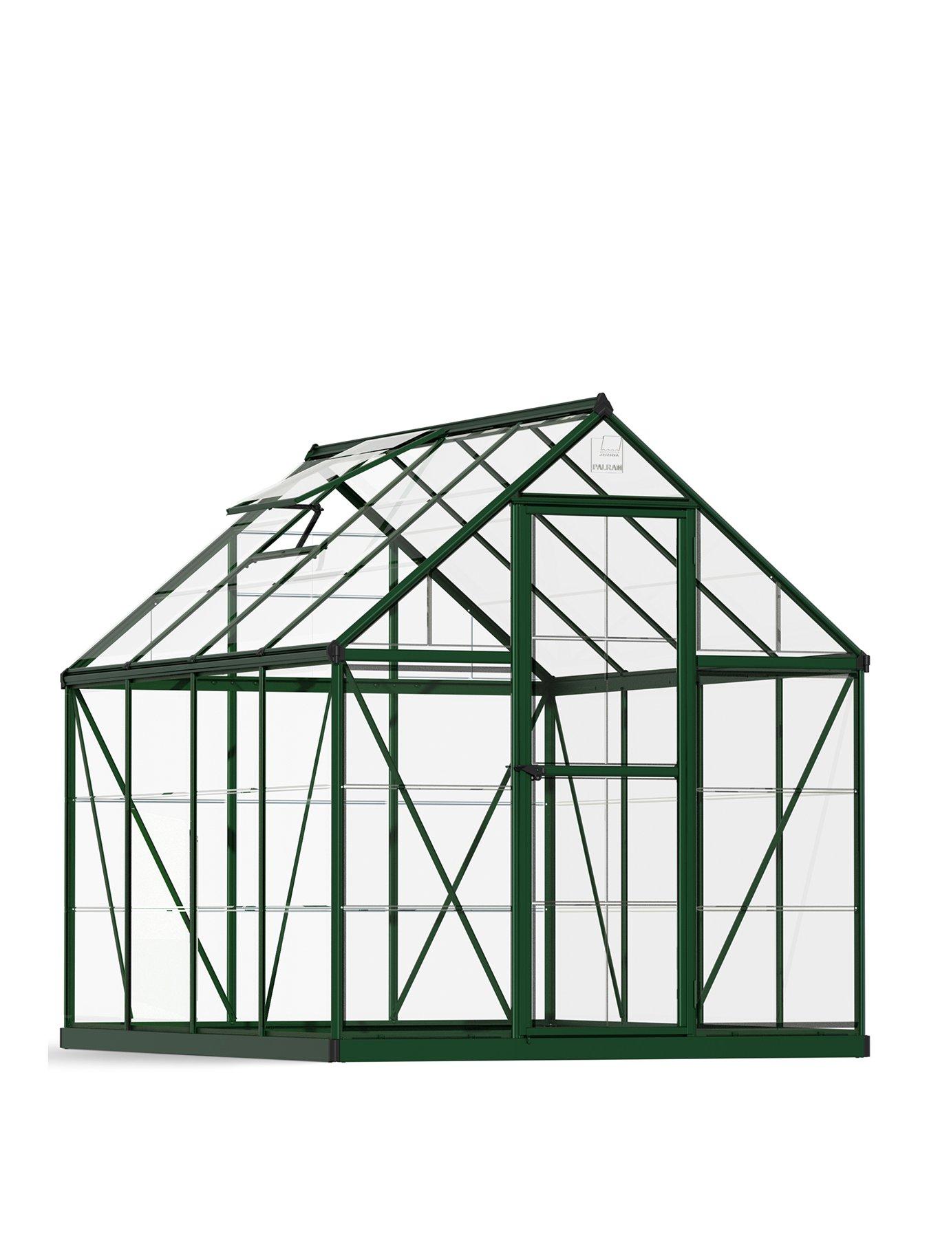 undefined Harmony 6X8 Greenhouse - UV Protected Crystal Clear, Polycarbonate Panels