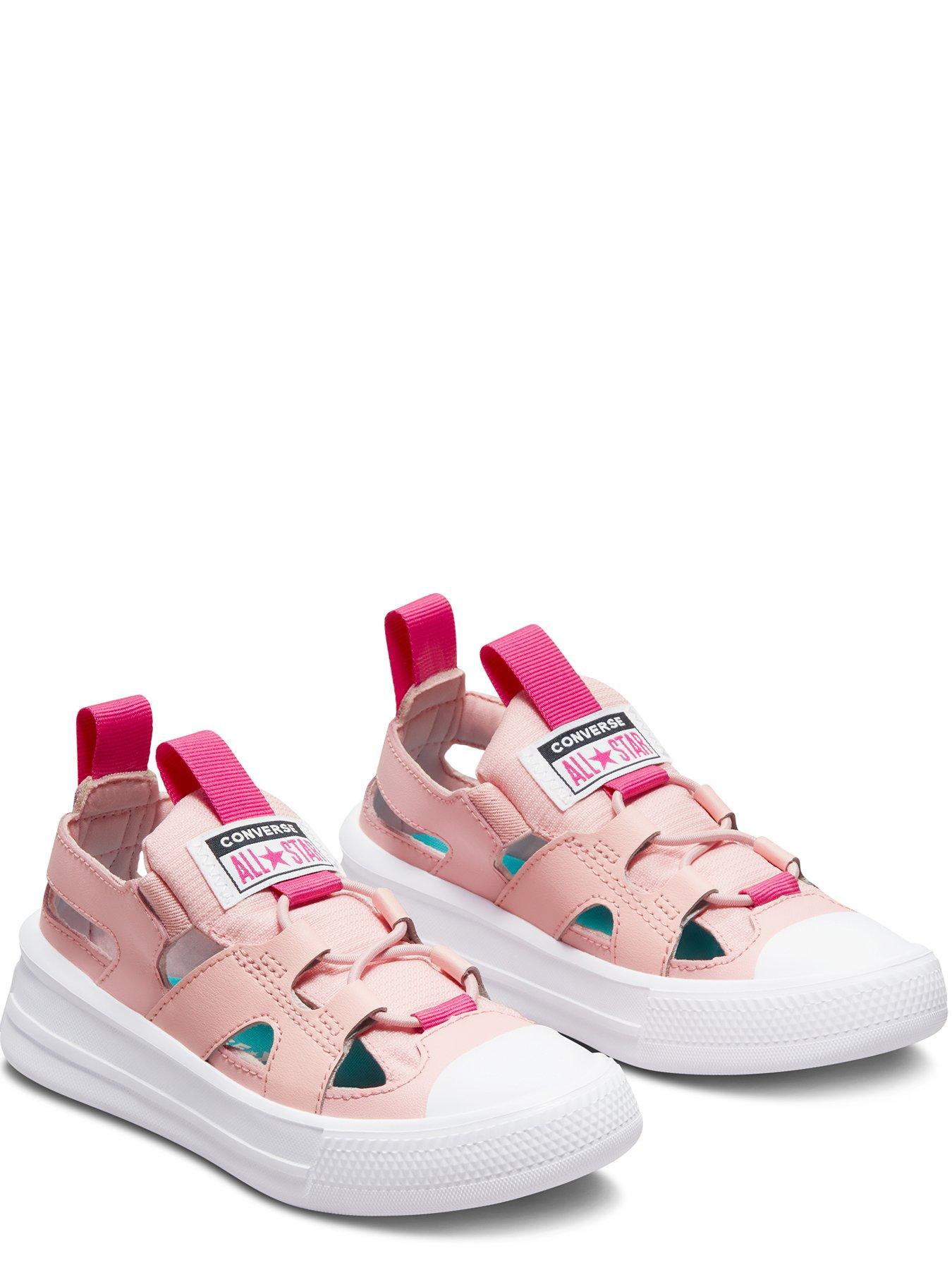 Converse sandals shop pink