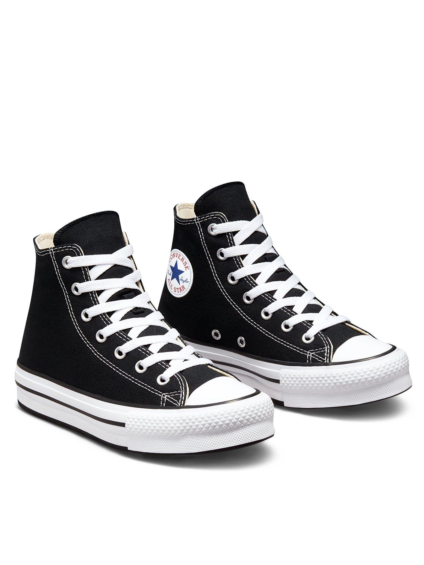 Converse black on sale for girls