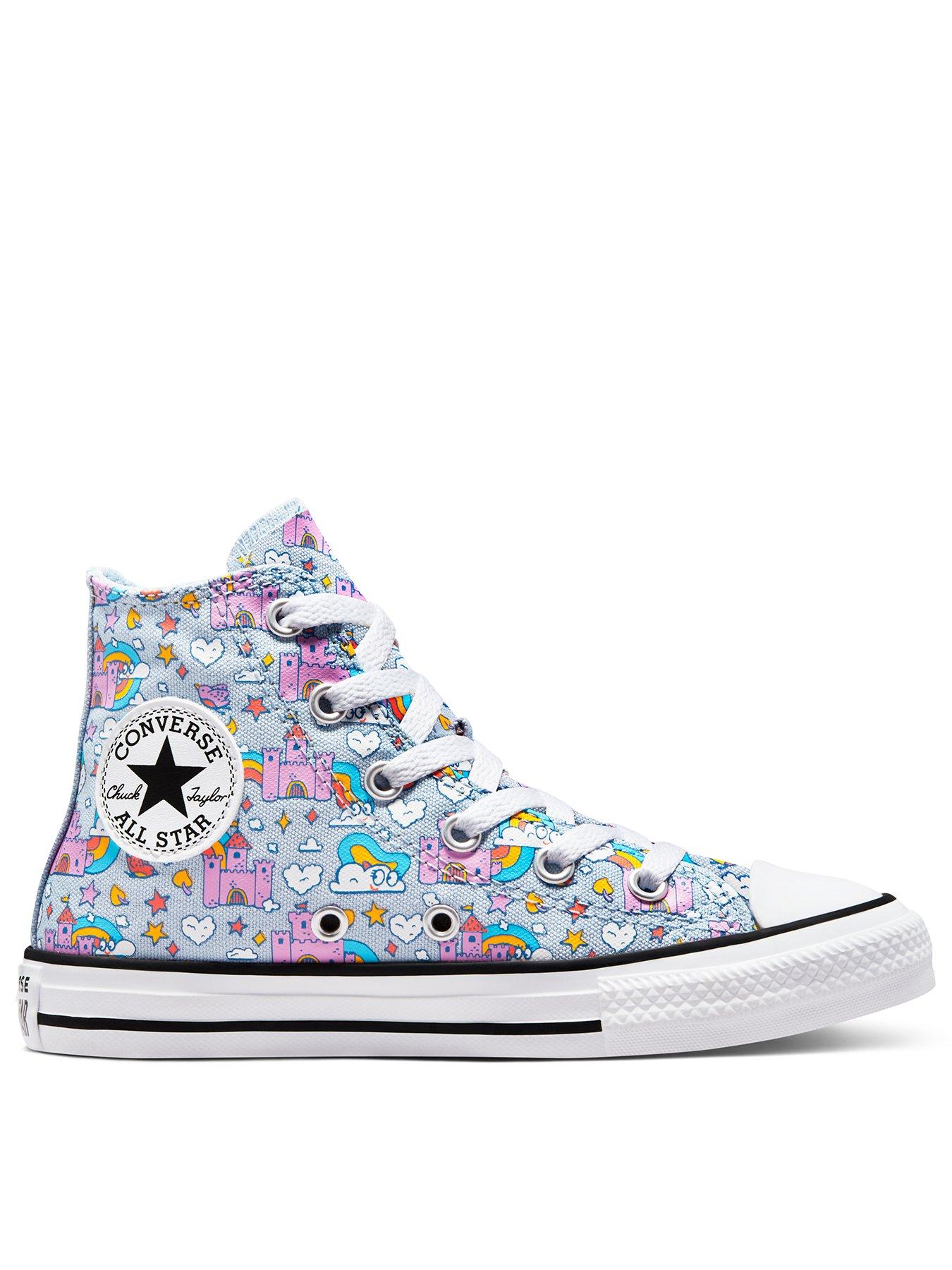 rainbow converse trainers