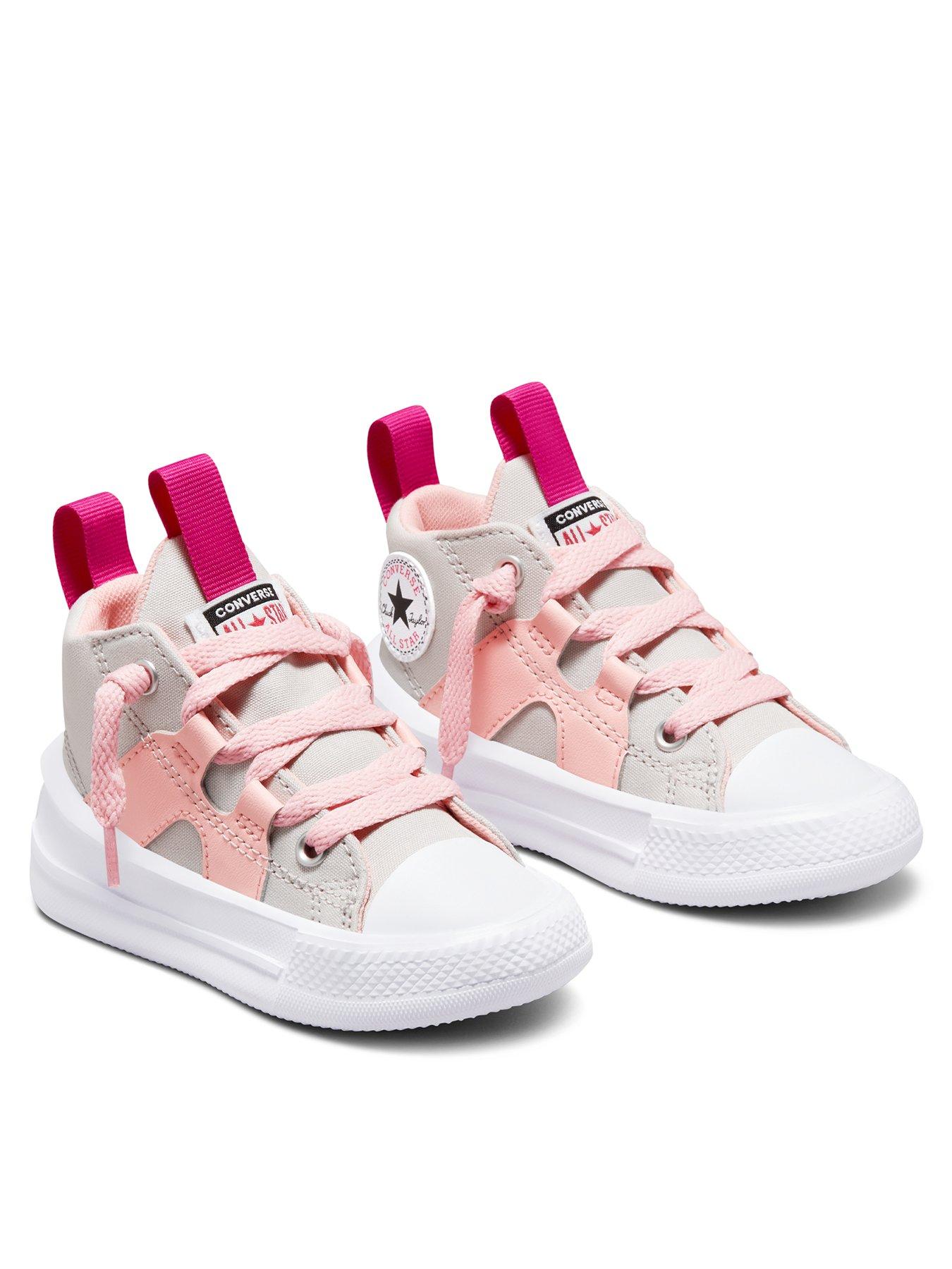 Girls on sale pink converse