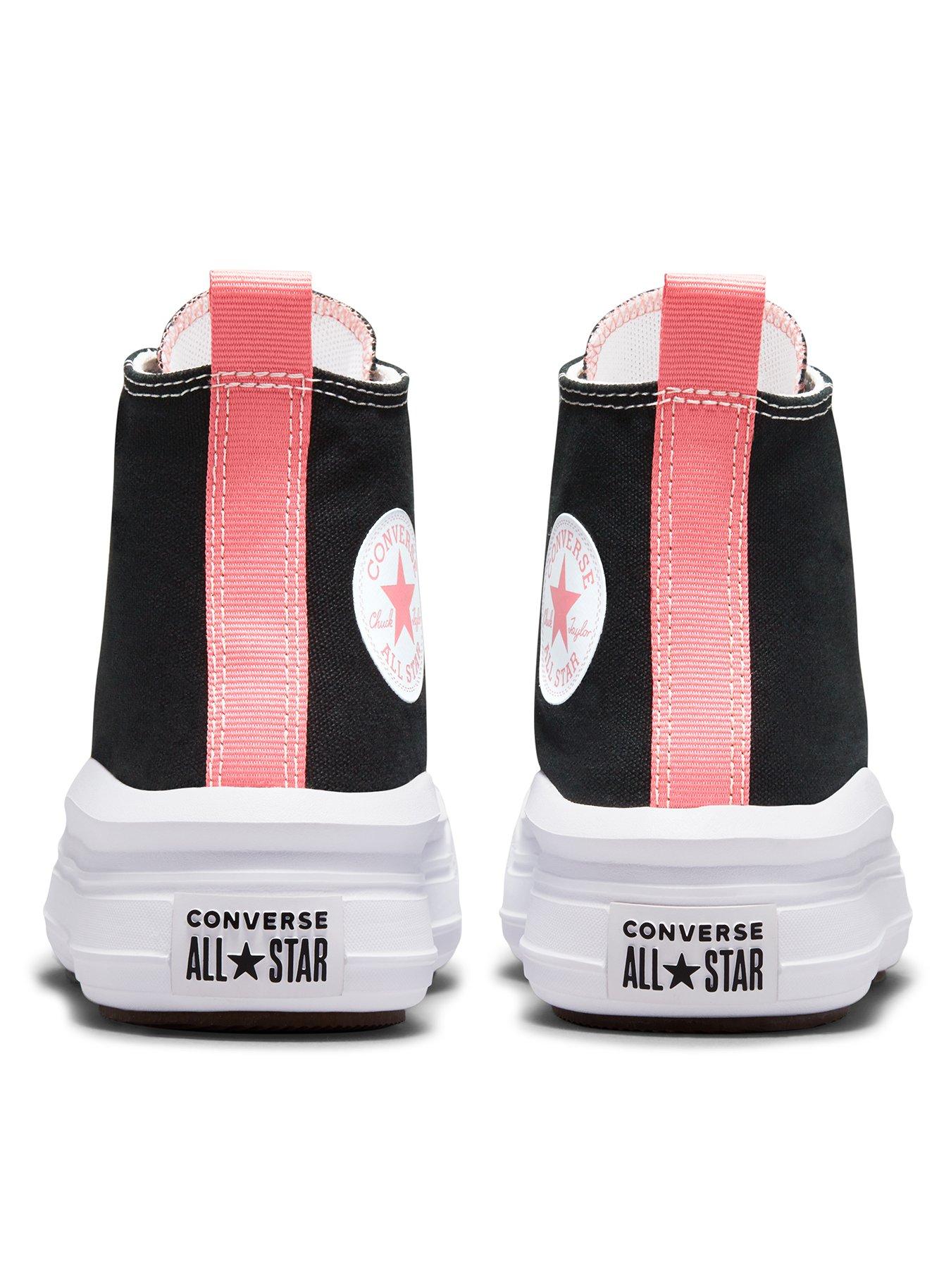 Black pink clearance converse