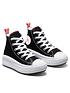  image of converse-kids-girls-move-canvas-hi-trainers-blackpink