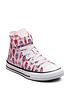  image of converse-chuck-taylor-allnbspstar-childrens-1v-sweet-scoops-trainers--nbsppinklilac