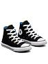  image of converse-chuck-taylor-all-star-hi-childrens-unisex-color-pop-trainers--blackmulti