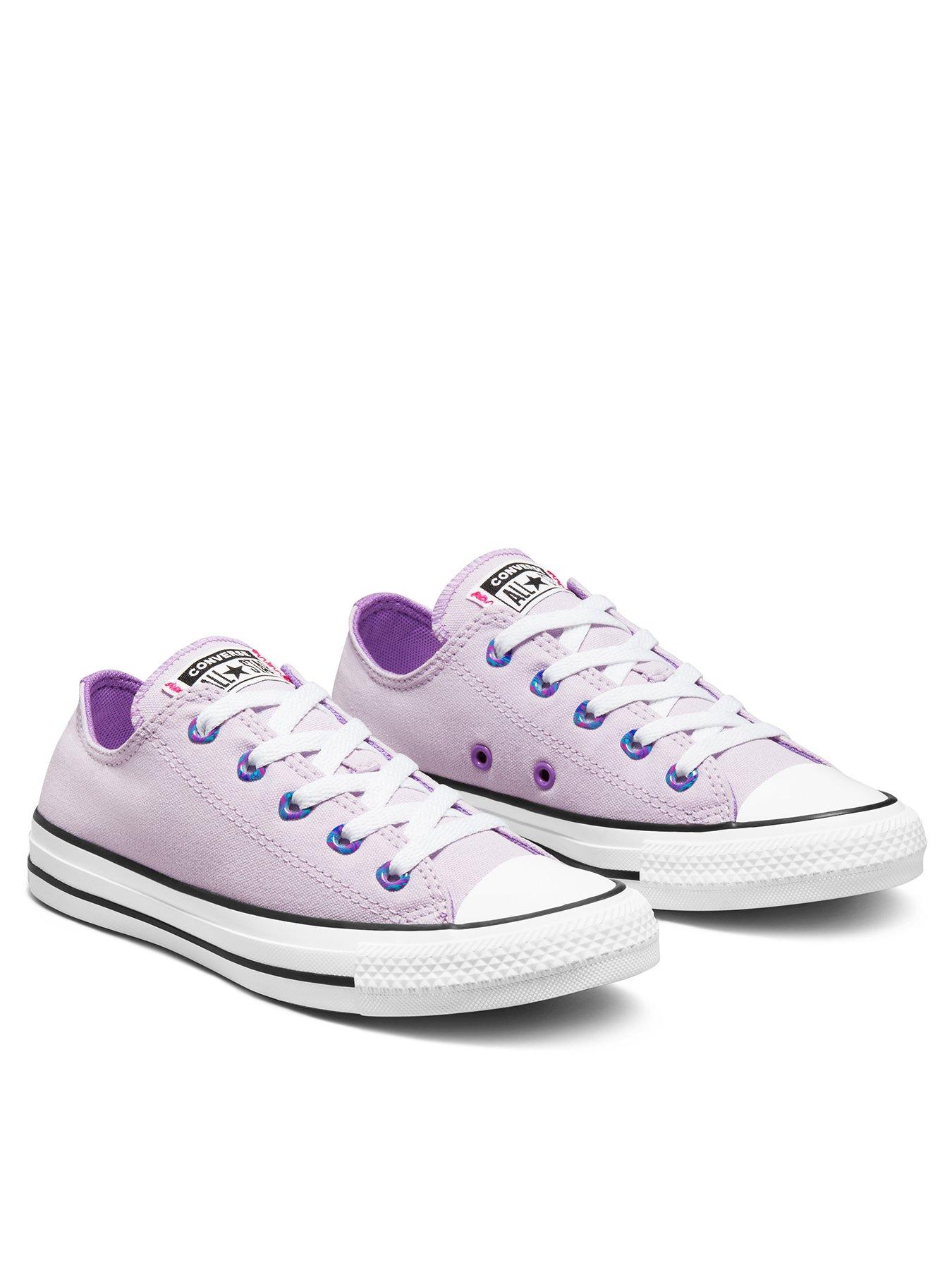 Trainers Chuck Taylor All Star Ox Junior Girls Color Pop Trainers -Purple