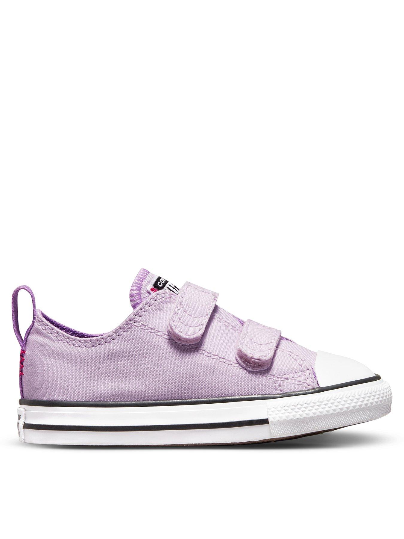 purple childrens converse