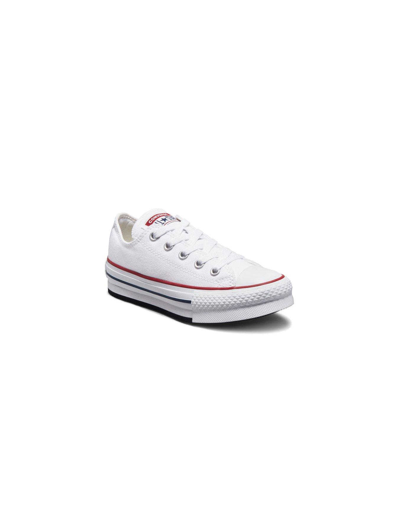 Little girls white converse sales