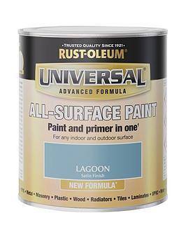Product photograph of Rust-oleum Universal All-surface Satin Finish Paint Ndash Lagoon from very.co.uk