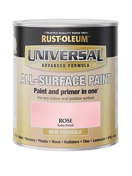 Product photograph of Rust-oleum Universal All-surface Satin Finish Paint Ndash Rose from very.co.uk