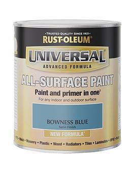 Product photograph of Rust-oleum Universal All-surface Satin Finish Paint Ndash Bowness Blue from very.co.uk