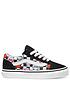  image of vans-old-skool-candy-hearts-childrens-girl-trainers-blackmulti