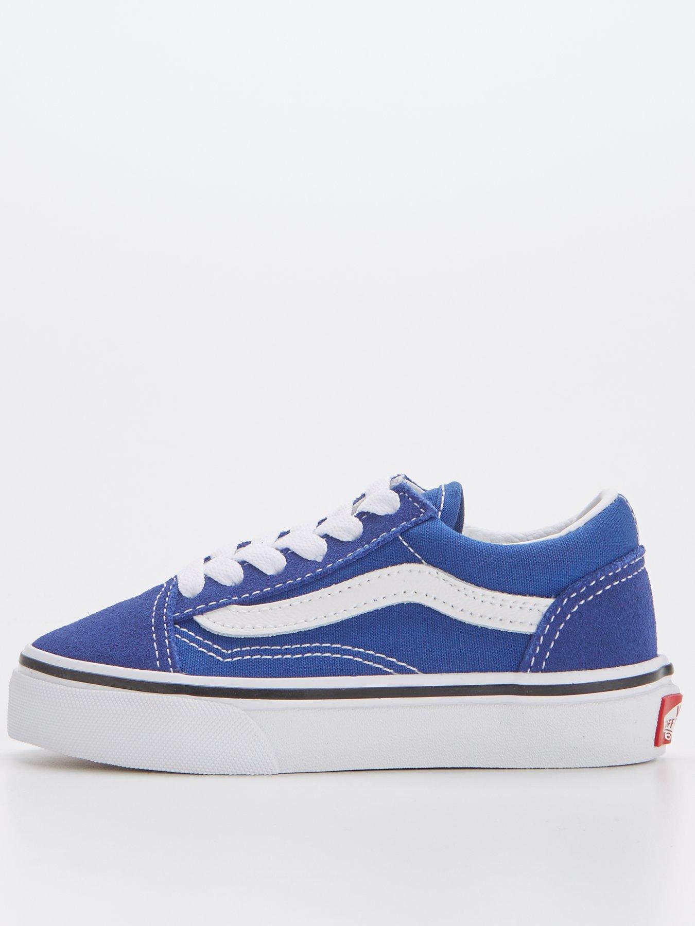 blue white vans