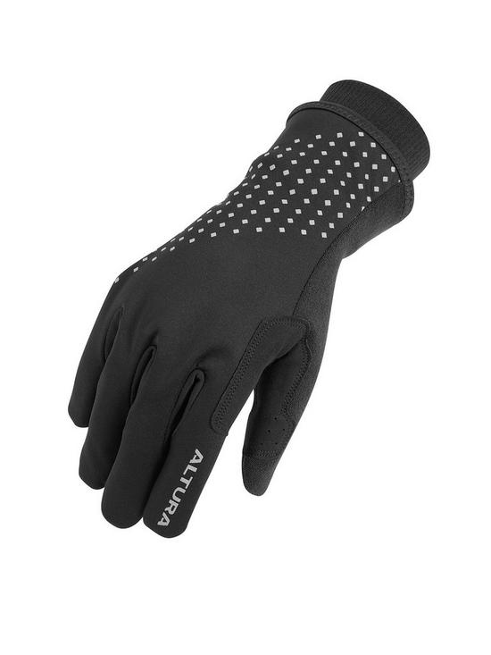 front image of altura-nightvision-insulated-wproof-glove-black