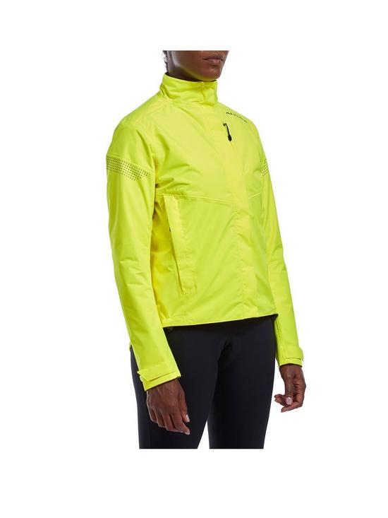 front image of altura-nevis-nightvision-womens-jacket-yellow