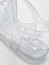  image of v-by-very-older-girls-strap-front-jelly-sandals-glitternbsp