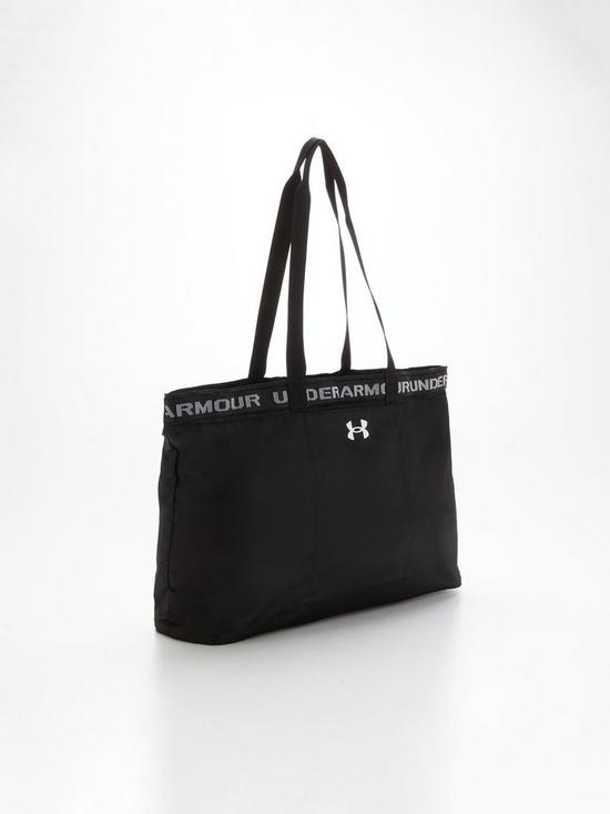 back image of under-armour-favourite-tote-bag-black
