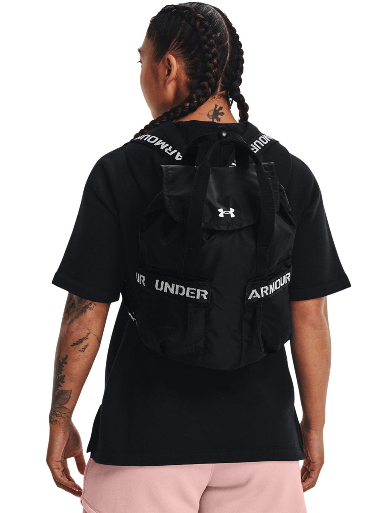 Orange and white under armour backpack online