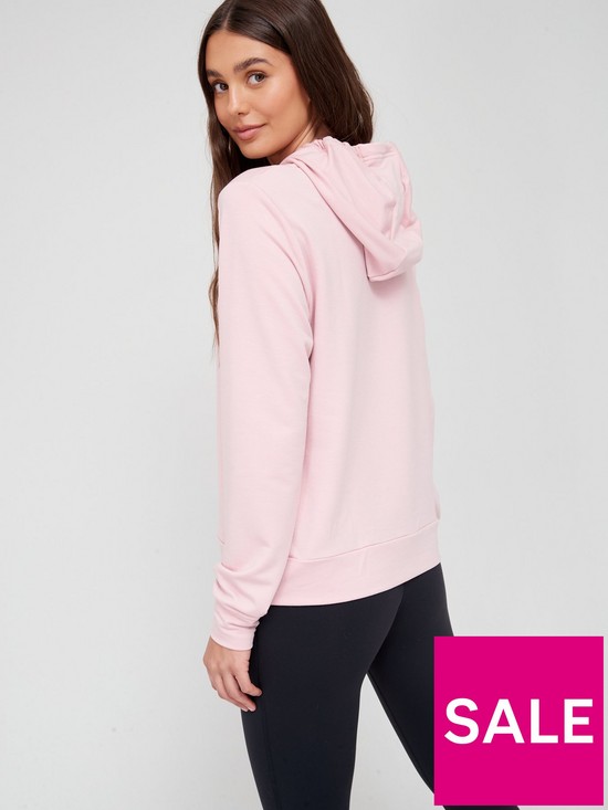stillFront image of under-armour-rival-terry-hoodie-pinkwhite
