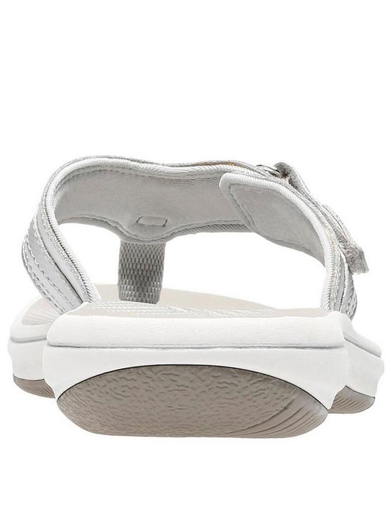 stillFront image of clarks-brinkley-sea-sandals-silver