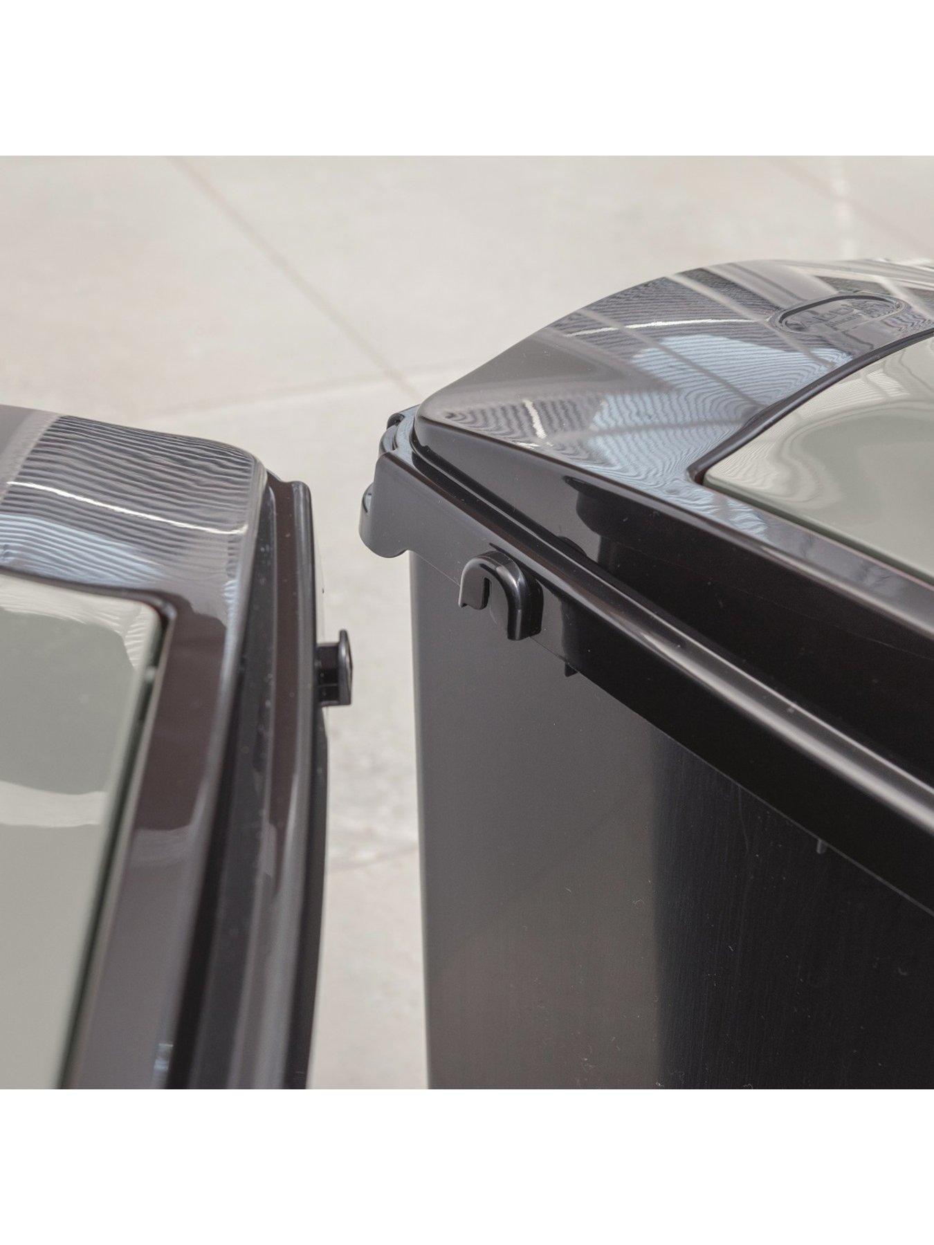 Image 3 of 4 of Addis Set of 3 Recycling Kitchen Utility Waste Separation Bin System