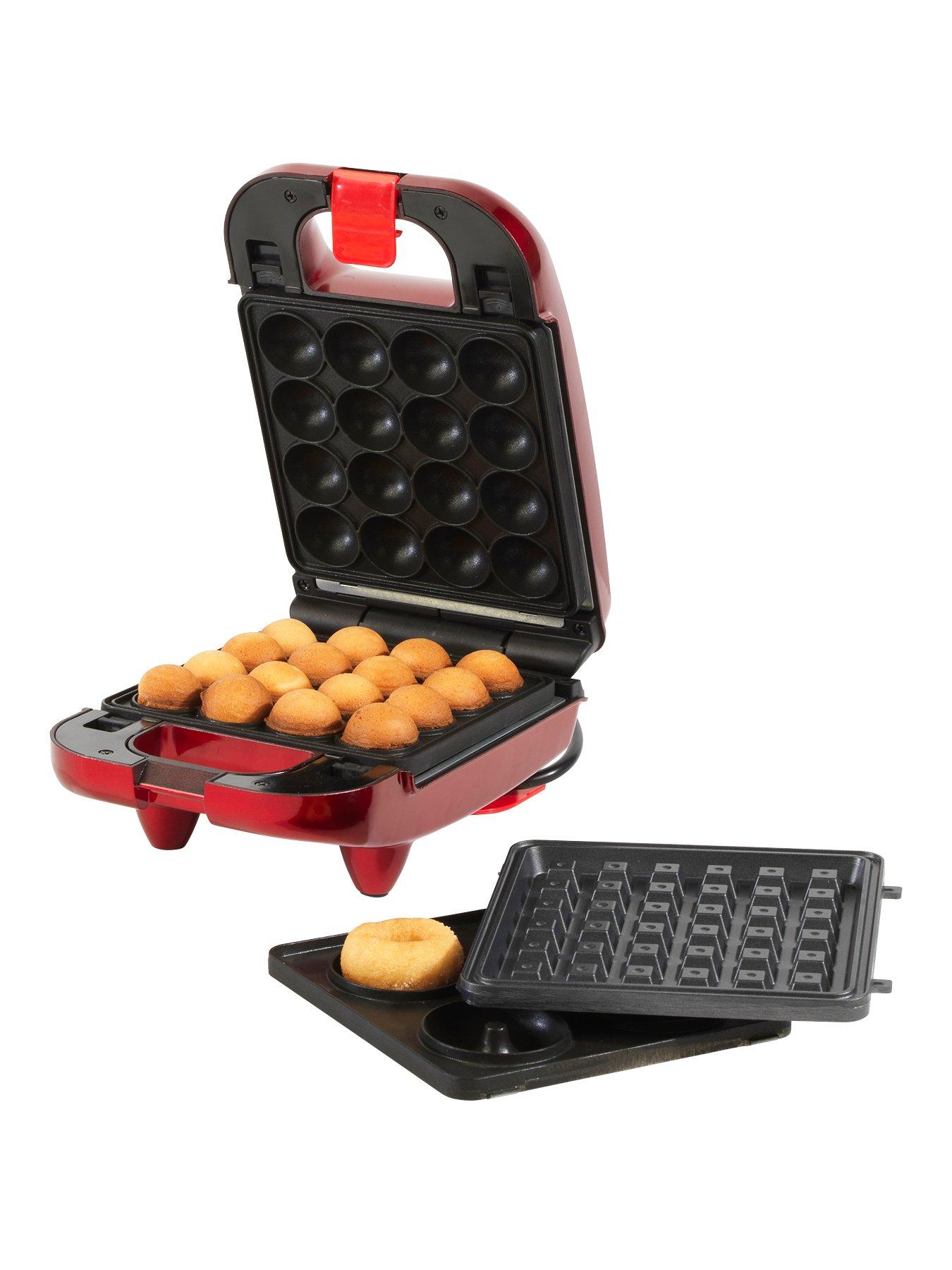 Product photograph of Giles Posner 3-in-1 Mini Treat Maker Doughnuts Cake Pops And Waffles from very.co.uk