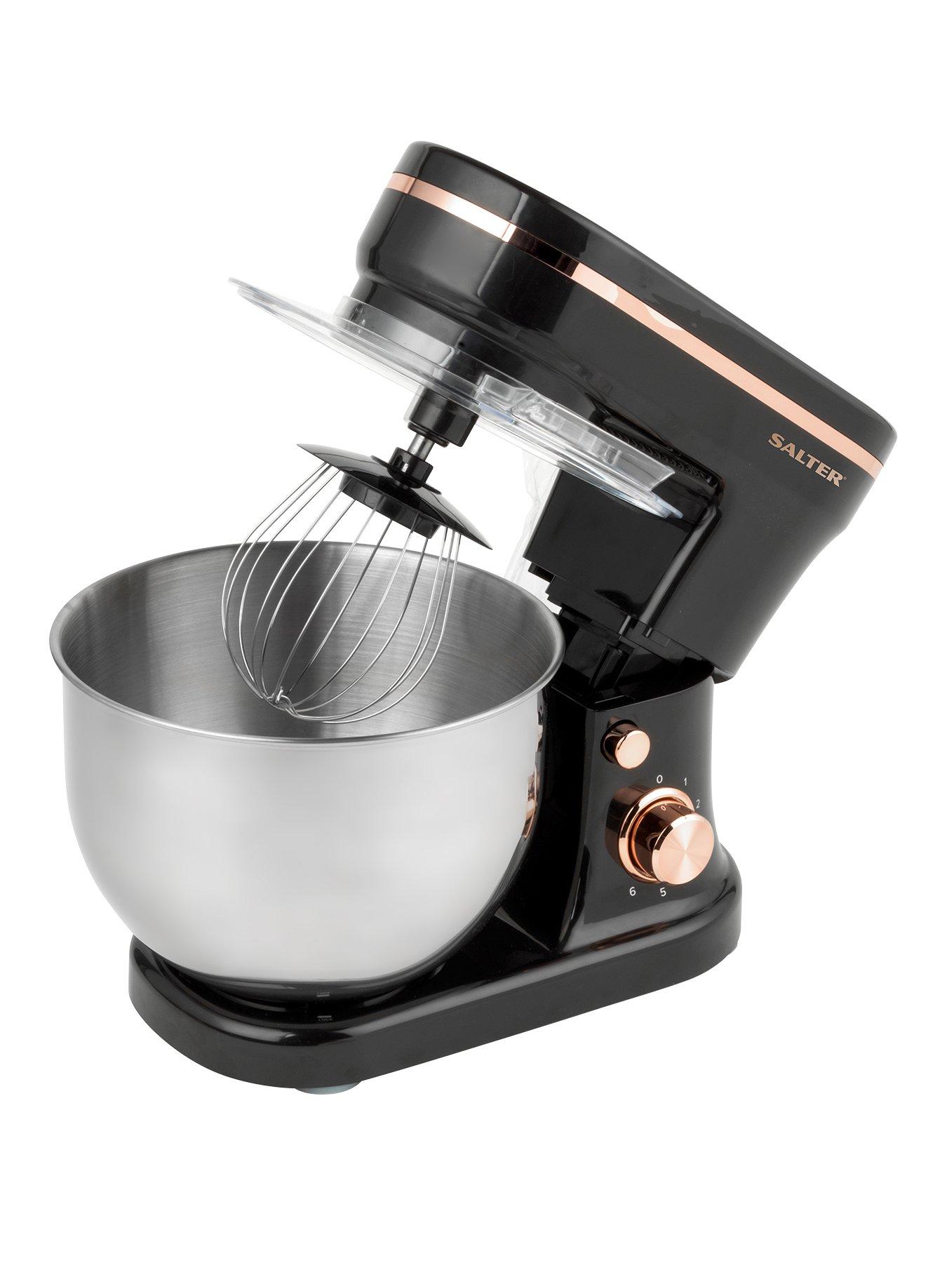 Product photograph of Salter Rose Gold 1200w Stand Mixer from very.co.uk