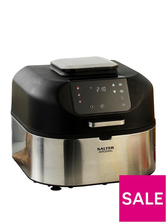 front image of salter-aero-grill-pro-air-fryer-and-grill