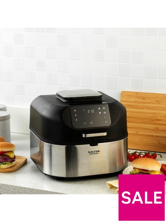 stillFront image of salter-aero-grill-pro-air-fryer-and-grill