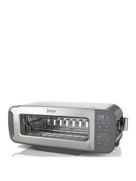 Product photograph of Ninja Foodi 3-in-1 Toaster Grill Amp Panini Press Stainless Steel St202uk from very.co.uk