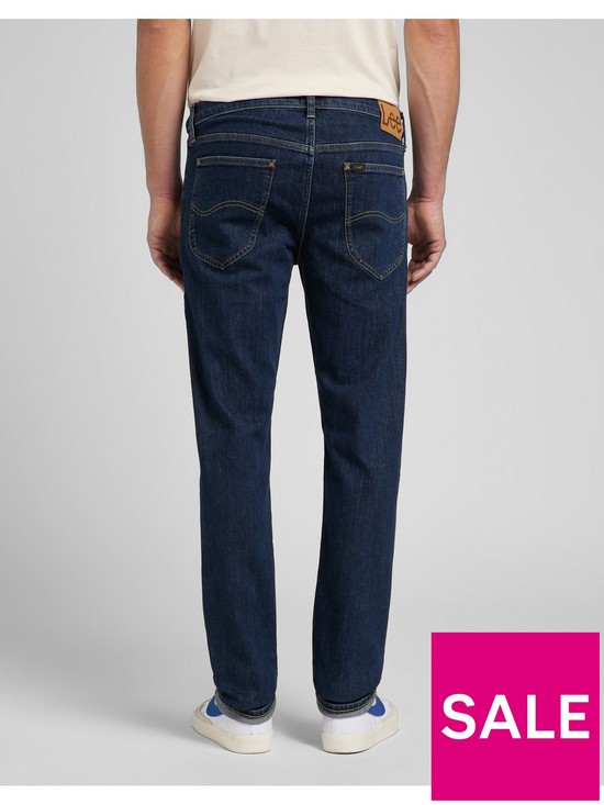 stillFront image of lee-daren-straight-fit-indigo-jeans-dark-stone