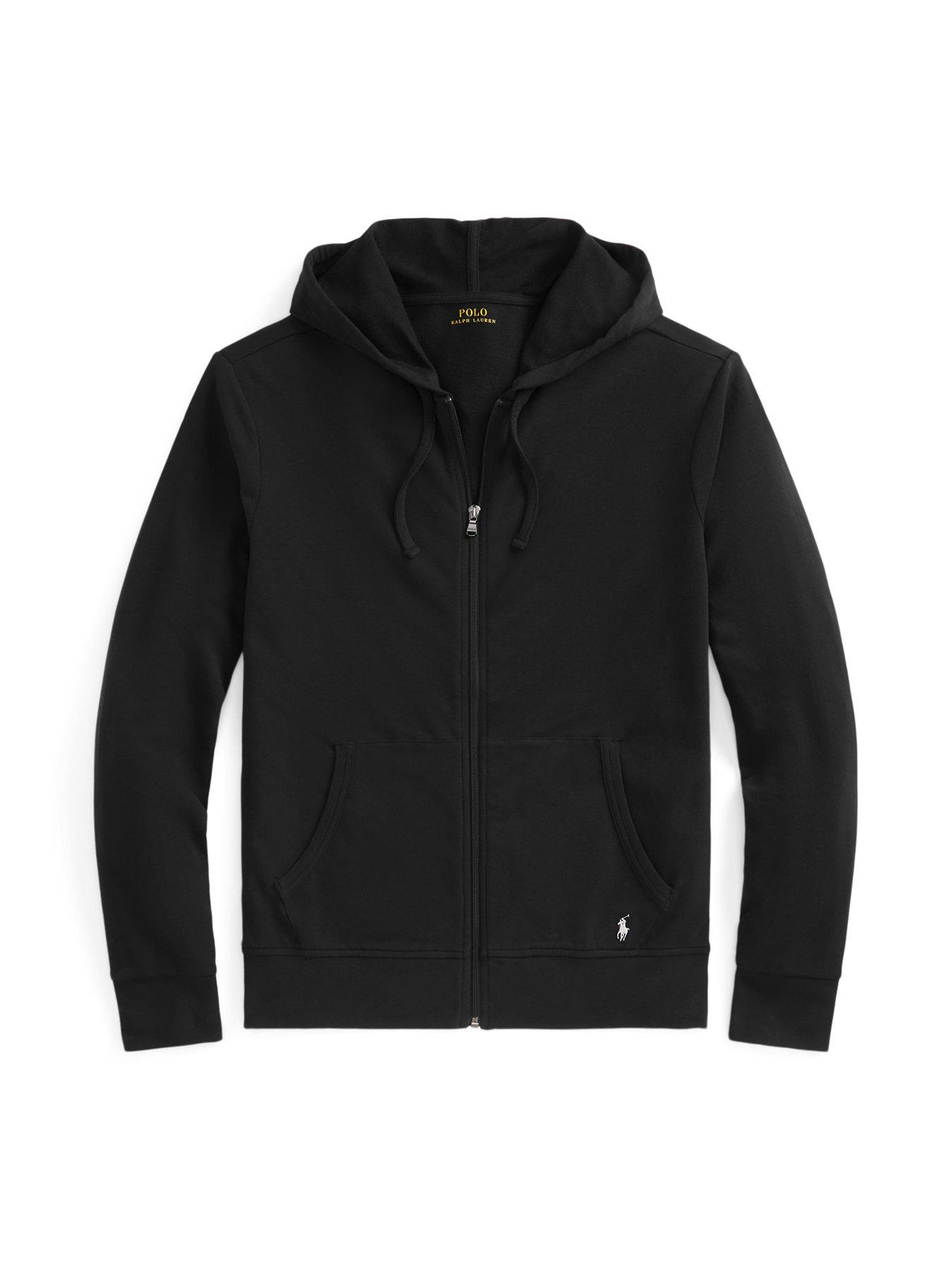 Polo Ralph Lauren Lounge Zip Thru Hoodie - Black 