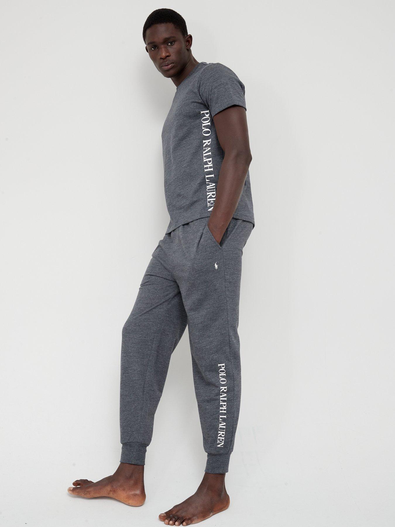 Polo Ralph Lauren Vertical Logo Lounge Pants - Charcoal Heather 