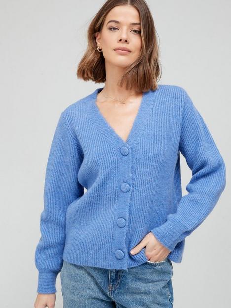 v-by-very-knitted-self-button-shorter-length-cardigan